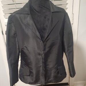 Eccoci Elegant Black Women's Jacket